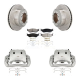 Front Disc Brake Caliper Rotors And Ceramic Pads Kit For International TerraStar KC8-100644T