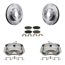 Charger l'image dans la galerie, Front Disc Brake Rotors And Ceramic Pad Kit With Calipers For 2016-2018 Mazda CX-3 FWD