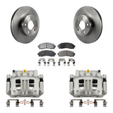 Front Brake Caliper Rotor And Ceramic Pad Kit For Ford Ranger Mazda B4000 Explorer Sport KC8-100664T