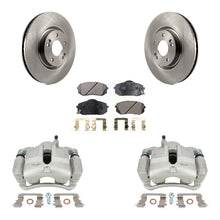 Charger l'image dans la galerie, Front Disc Brake Caliper Rotors And Ceramic Pads Kit For Hyundai Tucson