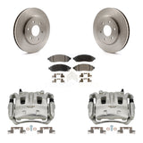 Front Disc Brake Caliper Rotors And Ceramic Pads Kit For Nissan Frontier Suzuki Equator KC8-100710T