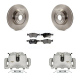 Front Disc Brake Caliper Rotors And Ceramic Pads Kit For Mercedes-Benz ML350 R350 KC8-100714T