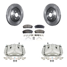 Charger l'image dans la galerie, Front Brake Rotor And Ceramic Pad Kit With Calipers For Toyota Highlander Sienna Lexus