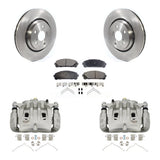 Front Disc Brake Caliper Rotors And Ceramic Pads Kit For 2022 Lexus NX350h NX350 NX250 KC8-100719T