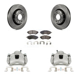 Front Brake Caliper Rotor & Ceramic Pad Kit For Chevrolet Aveo Spark Aveo5 EV G3