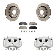 Charger l'image dans la galerie, Front Brake Rotor Ceramic Pad Kit With Calipers For 10-11 Ford F-150 With 7 Lug Wheels