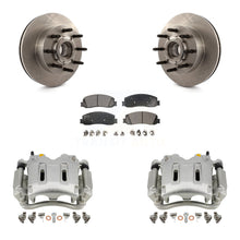 Charger l'image dans la galerie, Front Brake Rotors &amp; Ceramic Pad Kit With Calipers For Ford F-250 Super Duty F-350 RWD