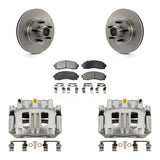 Front Disc Brake Caliper Rotor & Ceramic Pad Kit For Ford Ranger Mazda B3000 B2300 B4000 KC8-100746T