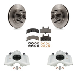 Front Brake Rotor & Ceramic Pad Kit With Calipers For C2500 Chevrolet GMC Express 2500