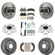 Charger l'image dans la galerie, Front Rear Brake Caliper Rotors Drum Ceramic Pad Shoe Hardware Kit For GMC Yukon