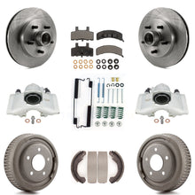 Charger l'image dans la galerie, Front Rear Brake Caliper Rotors Drum Ceramic Pad Shoe Hardware Kit For GMC Yukon