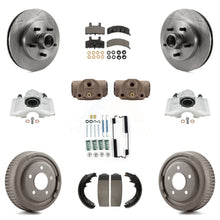 Charger l'image dans la galerie, Front Rear Brake Caliper Rotor Drum Ceramic Pad Shoe Cylinder &amp; Hardware Kit For