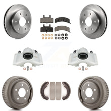 Load image into Gallery viewer, Front Rear Disc Brake Caliper Rotors Drums Ceramic Pads Kit (8Pc) For GMC Yukon