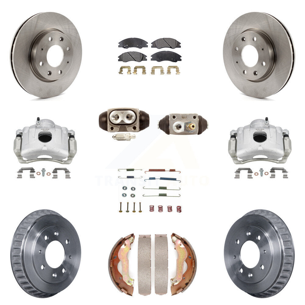 2007 2008 2009 Kia Spectra Drum rear brakes