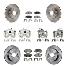 Load image into Gallery viewer, Front Rear Brake Caliper Rotor &amp; Ceramic Pad Kit (10Pc) For 12-16 Hyundai Accent