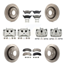 Charger l'image dans la galerie, Front Rear Disc Brake Caliper Rotors And Ceramic Pads Kit (10Pc) For Ford F-150