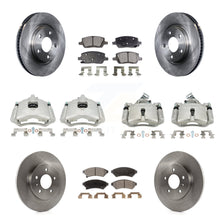 Charger l'image dans la galerie, Front Rear Brake Caliper Rotor And Ceramic Pad Kit (10Pc) For Chevrolet Uplander