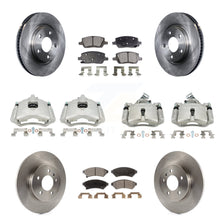 Load image into Gallery viewer, Front Rear Brake Caliper Rotor Ceramic Pad Kit (10Pc) For Chevrolet Uplander FWD