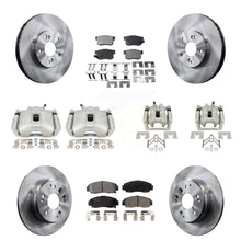 Load image into Gallery viewer, Front Rear Disc Brake Caliper Rotors And Ceramic Pads Kit (10Pc) For Acura TL