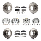 Front Rear Disc Brake Caliper Rotor And Ceramic Pad Kit (10Pc) For Ford F-250 Super Duty KC8-101110T