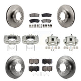 Front Rear Disc Brake Caliper Rotors And Ceramic Pads Kit (10Pc) For Toyota FJ Cruiser KC8-101134T
