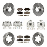 Front Rear Brake Caliper Rotor & Ceramic Pad Kit (10Pc) For Ford Transit-250 Transit-150 KC8-101138T