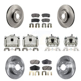 Front Rear Brake Caliper Rotor & Ceramic Pad Kit (10Pc) For Hyundai Tucson From 05 08 15 KC8-101168T