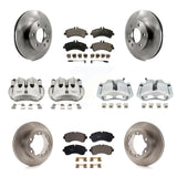 Front Rear Brake Caliper Rotors & Ceramic Pad Kit (10Pc) For Sprinter 3500 Mercedes-Benz KC8-101170T