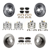 Front Rear Brake Caliper Rotor And Ceramic Pad Kit (10Pc) For Dodge Chrysler 300 Charger KC8-101199T