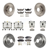Front Rear Brake Caliper Rotor & Ceramic Pad Kit (10Pc) For Ford F-150 With 6 Lug Wheels KC8-101232T