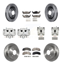 Load image into Gallery viewer, Front Rear Disc Brake Caliper Rotors And Ceramic Pads Kit (10Pc) For Ford F-150