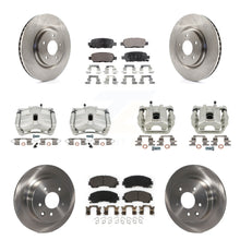 Charger l'image dans la galerie, Front Rear Brake Caliper Rotors Ceramic Pad Kit (10Pc) For 14-15 Nissan Rogue SL