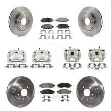 Load image into Gallery viewer, Front Rear Disc Brake Caliper Rotors And Ceramic Pads Kit (10Pc) For Nissan LEAF
