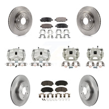 Load image into Gallery viewer, Front Rear Brake Caliper Rotors Ceramic Pad Kit (10Pc) For Nissan Rogue Sport SL