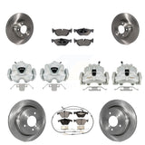 Front Rear Brake Caliper Rotor And Ceramic Pad Kit (10Pc) For BMW 328i xDrive X1