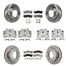 Charger l'image dans la galerie, Front Rear Brake Caliper Rotor Ceramic Pad Kit (10Pc) For Chevrolet Silverado HD