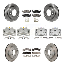Charger l'image dans la galerie, Front Rear Brake Caliper Rotor Ceramic Pad Kit (10Pc) For Chevrolet Silverado HD