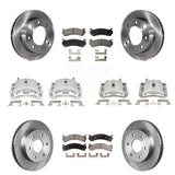 Front Rear Brake Caliper Rotor Ceramic Pad Kit (10Pc) For Chevrolet Silverado HD