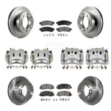 Front Rear Brake Caliper Rotors & Ceramic Pad Kit (10Pc) For Ford F-350 Super Duty F-250 KC8-101299T