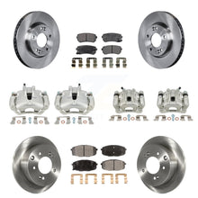 Charger l'image dans la galerie, Kit de plaquettes en céramique pour Rotors d'étrier de frein avant et arrière (10 pièces) pour Kia Forte koup Forte5 