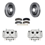 Front Disc Brake Caliper Rotor And Ceramic Pad Kit For Ford Expedition Lincoln Navigator KC8-101369T