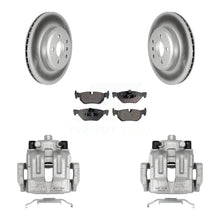 Charger l'image dans la galerie, Kit de plaquettes en céramique pour étrier de frein à disque arrière, Rotor, pour BMW 328i xDrive 3.0L 2013 