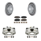 [Rear] 18-21 Jeep Wrangler Rubicon Coated Brake Rotor Caliper Kit & Ceramic Pads For Max Safe Braking