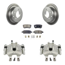 Charger l'image dans la galerie, Rear Brake Coated Rotors &amp; Ceramic Pad Kit With Calipers For Jeep Dodge Patriot Chrysler