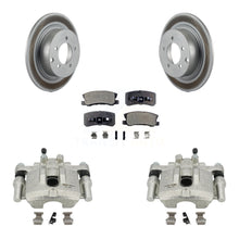 Load image into Gallery viewer, Rear Disc Brake Coated Rotors Ceramic Pad Kit With Calipers For Dodge Caliber Mitsubishi