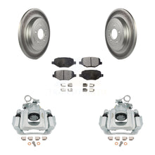 Load image into Gallery viewer, Rear Disc Brake Coated Rotor And Ceramic Pad Kit With Calipers For Ford Edge Lincoln MKX