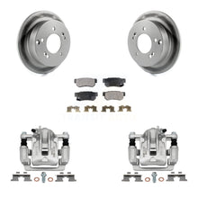 Load image into Gallery viewer, Rear Disc Brake Coated Rotor Ceramic Pad Kit With Calipers For Hyundai Sonata Kia Optima