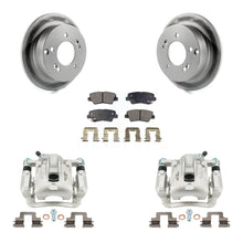 Charger l'image dans la galerie, [Rear] 09-10 Hyundai Sonata 2.4L Coated Brake Rotor Caliper Kit &amp; Ceramic Pads For Max Safe Braking
