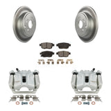 [Rear] 2006-2014 Honda Ridgeline Coated Brake Rotor Caliper Kit & Ceramic Pads For Max Safe Braking