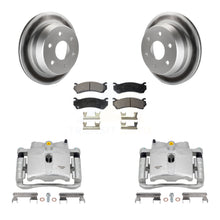 Load image into Gallery viewer, Rear Brake Coated Rotors &amp; Ceramic Pad Kit With Calipers For Chevrolet Silverado 2500 HD